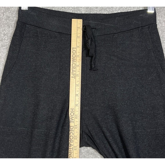 Max &‎ Mia Knit Pull On Tapered Leg Lounge Pants Womens Size Small Black Pockets - Picture 9 of 11